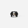 ORECCHINO DOG FEVER CAVALIER KING SMALTATO