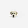 ORECCHINO DOG FEVER GOLDEN RETRIEVER SMALTATO