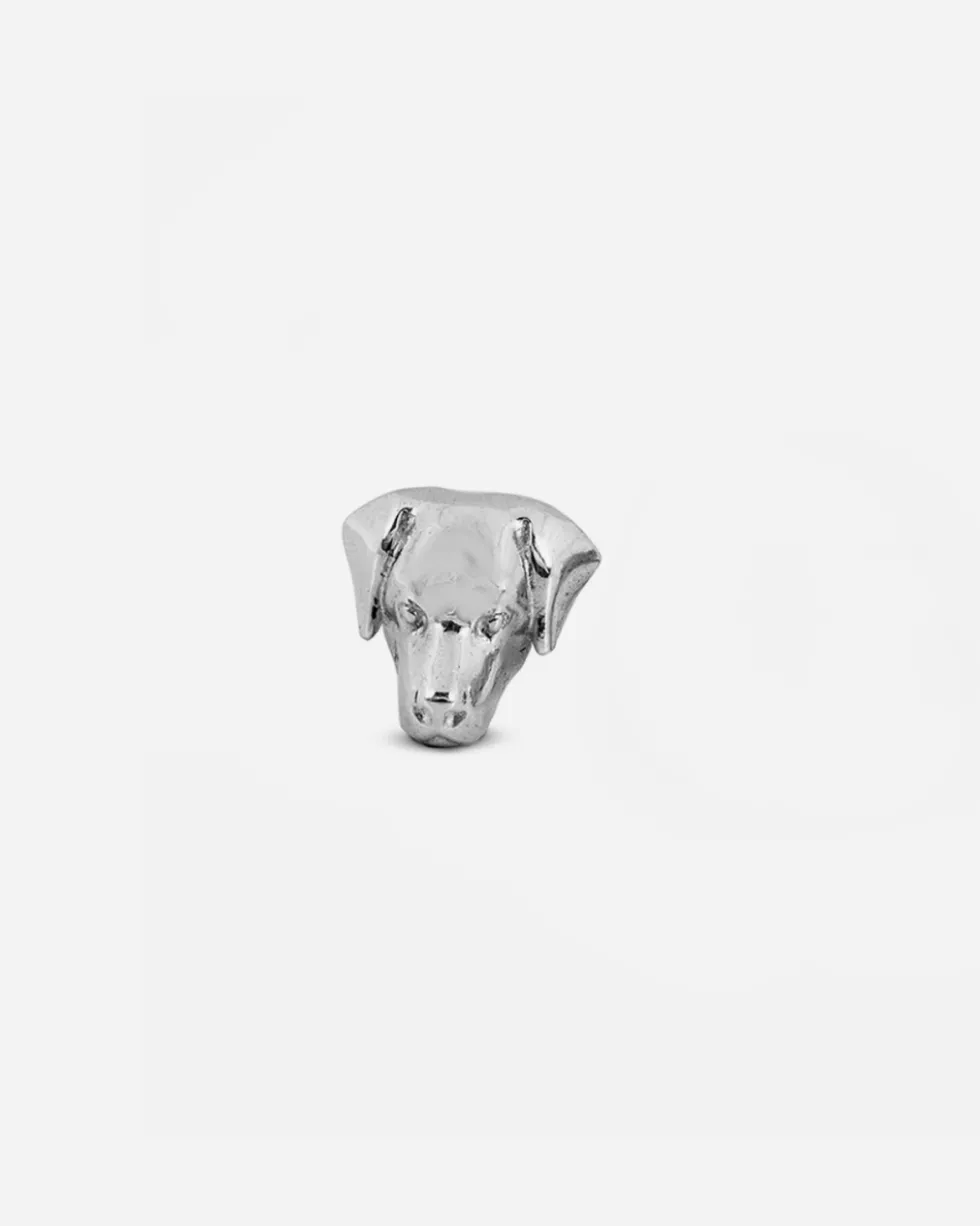 ORECCHINO DOG FEVER LABRADOR RETRIEVER IN ARGENTO