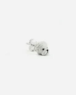 ORECCHINO DOG FEVER MALTESE SMALTATO