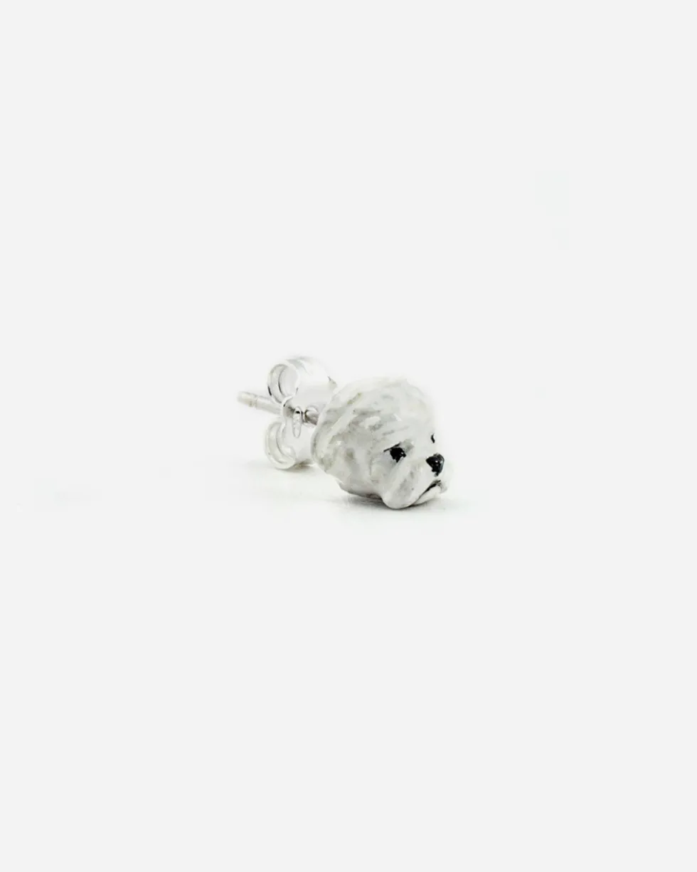 ORECCHINO DOG FEVER MALTESE SMALTATO