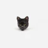 ORECCHINO GATTO EUROPEO SMALTATO