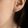 ORECCHINO PIERCING SILVER QUOTE IN ARGENTO CON BRILLANTI