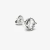 ORECCHINO PUNTO LUCE IN ARGENTO CON DIAMANTE DA 0.7 ct