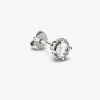 ORECCHINO PUNTO LUCE IN ARGENTO CON DIAMANTE DA 0.5 ct