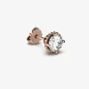 ORECCHINO PUNTO LUCE IN ORO CON DIAMANTE DA 0.7 ct