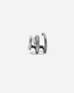 ORECCHINO SERPENTE SNAKE SPIRAL IN ARGENTO