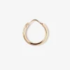 ORECCHINO SINGOLO CERCHIO IMPERNATO FILO TONDO 2,5 - 15MM / ORO ROSA LUCIDO